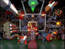 I designed this goalpost arrangement and animated the FX for Space Jam, 1997